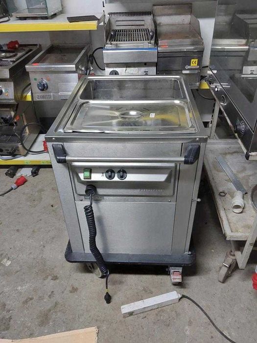 Bemar 2 komorowy jezdny z szafką na pojemniki GN elektryczny