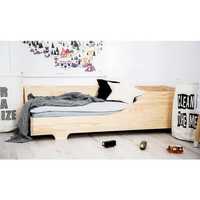Łóżko drewniane z materacem 100x200