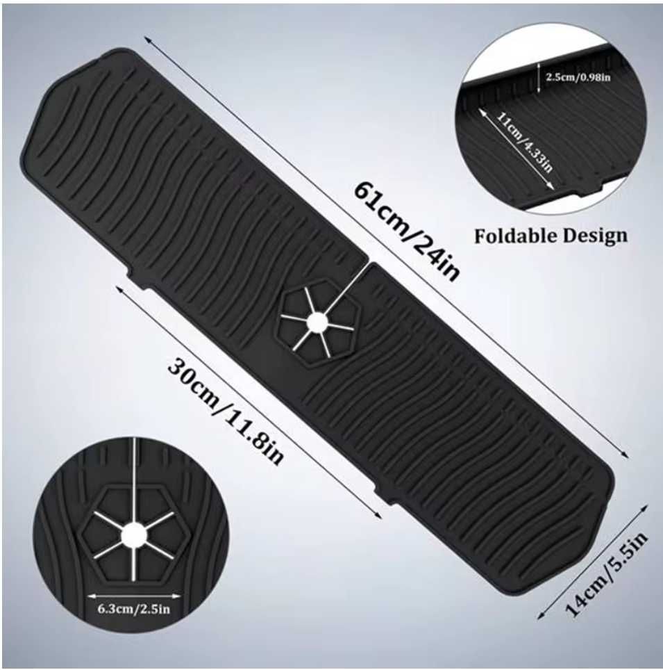 Podkładka silikonowa mata na zlew 61 cm