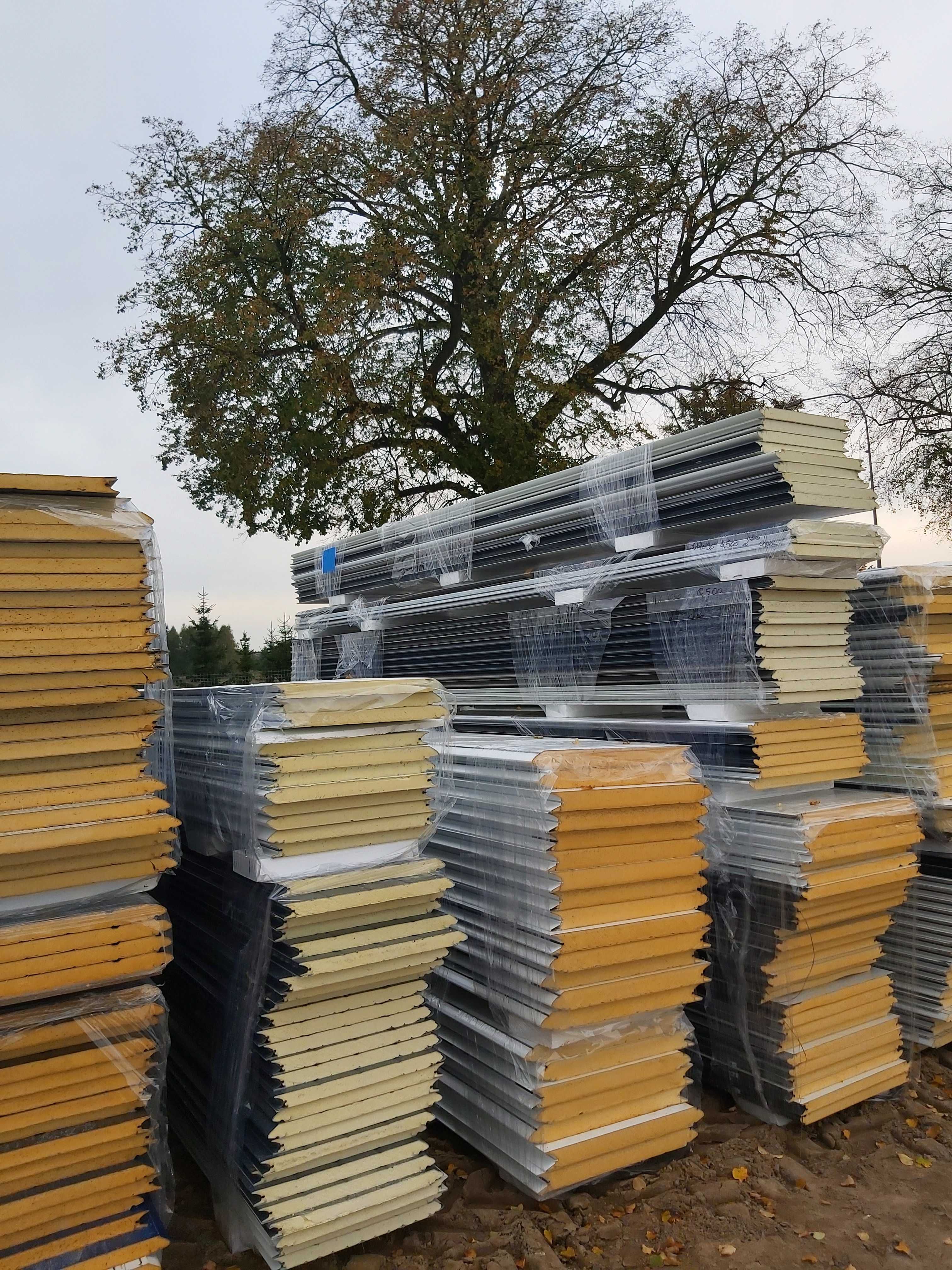 Płyta warstwowa 40mm/RAL 7016,9002,9006,9007 II gat NOWA