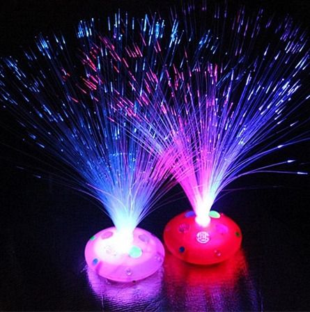 2x Lampka Światłodowa Ufo Led Optic Lamp