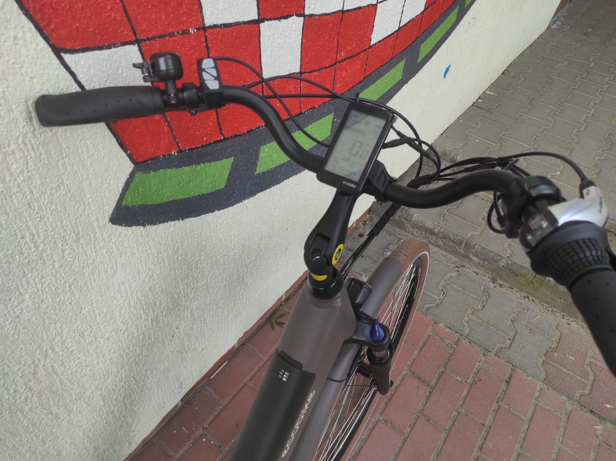 Miejski Rower elektryczny Ecobike X-City Coffee Koła 28"