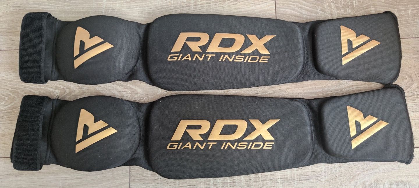 RDX S3 Крутая Защита для голени с поддержкой колена — черный — S/M
