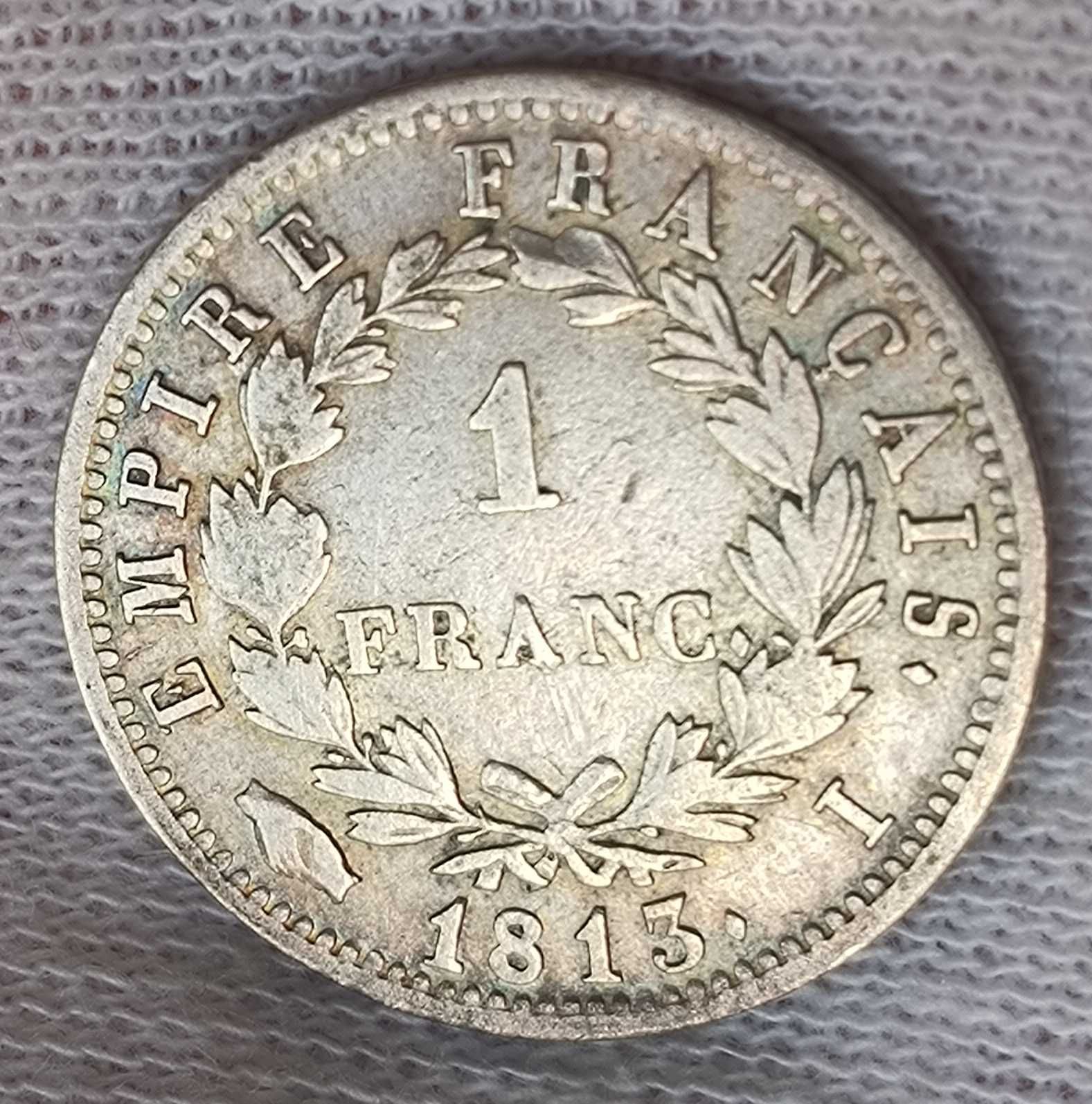 1 franc Napoleon Bonaparte 1813 I