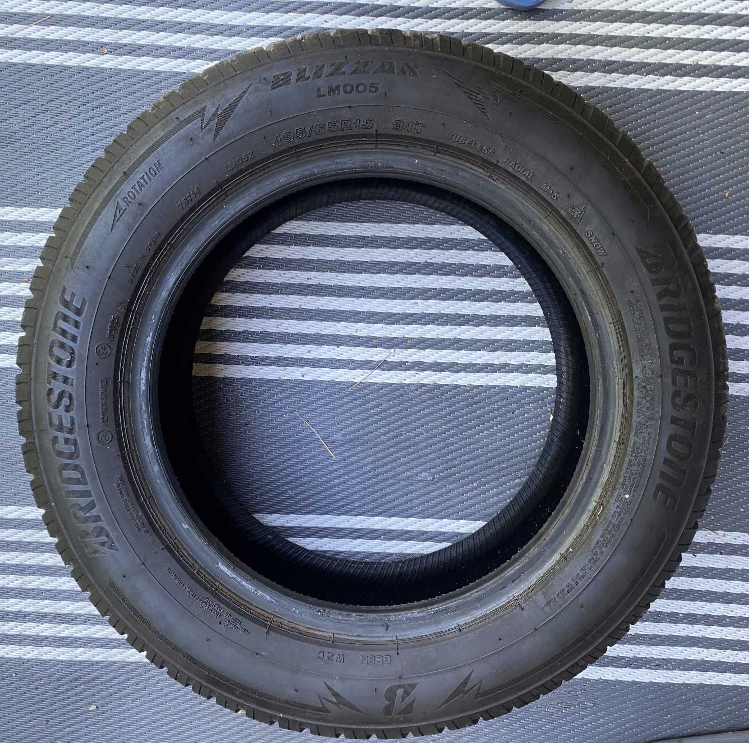 używane opony zimowe bridgestone