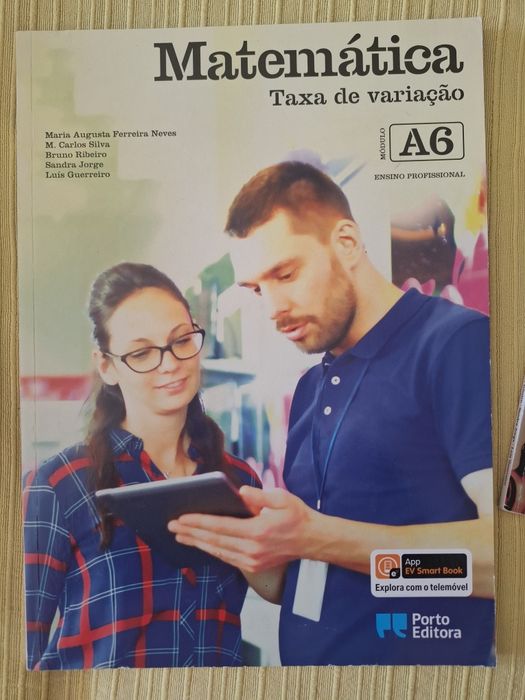 Livro matemática A6 taxa de variacao. Ensino profissional . 
Novo pouc