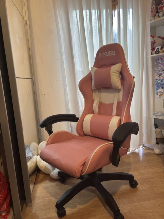 Cadeira gaming rosa
