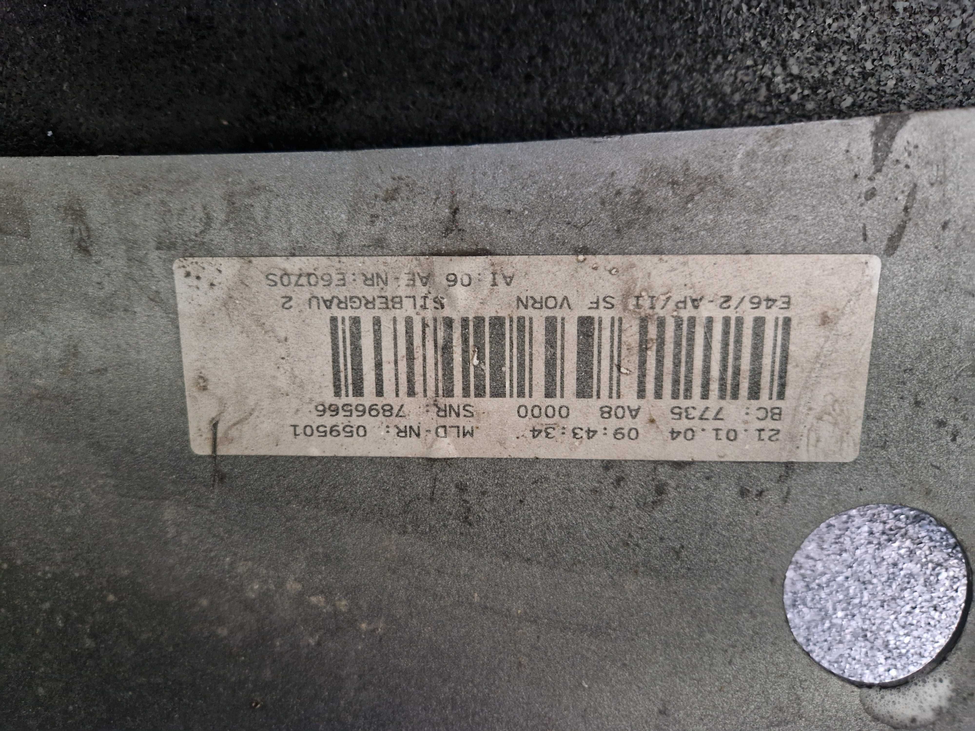Zderzak przedni mpakiet  polift e46 cabrio oem