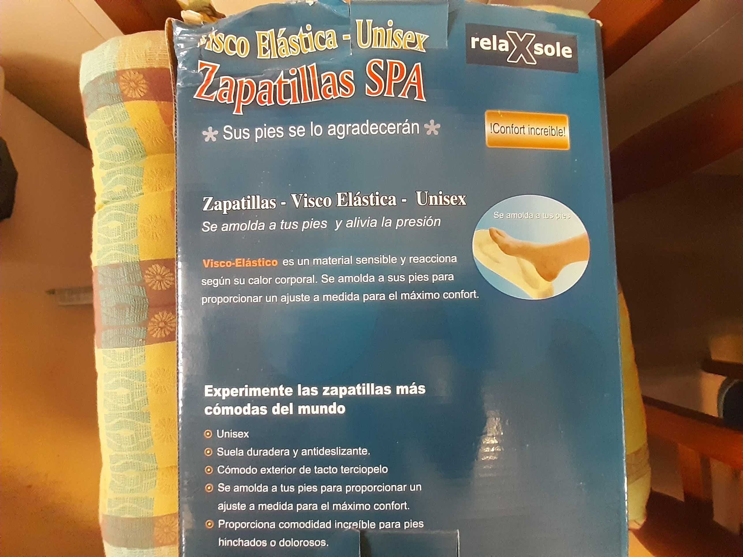 Sapatilhas SPA Visco Elástica Unisexo, L, novas, na embalagem original