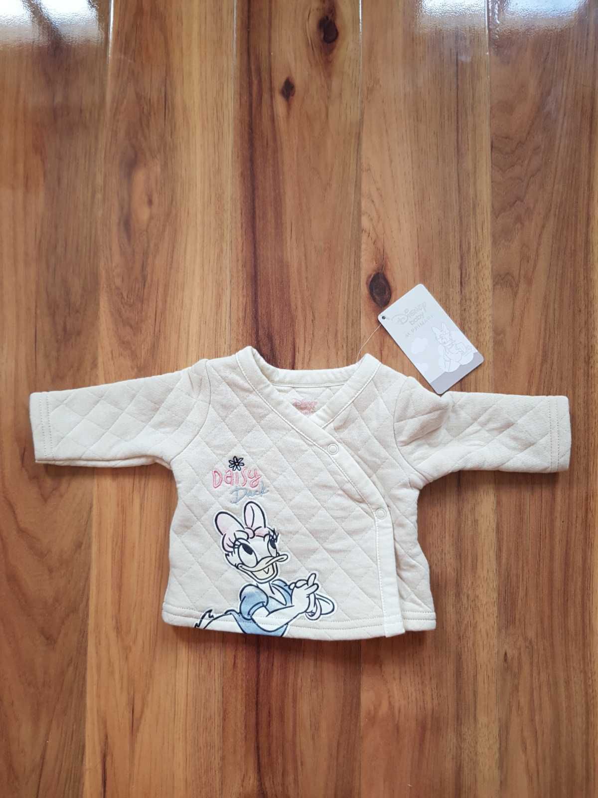 Beżowa  bluzka Kaczka Daisy kurtka Disney Baby  3,4 kilo 50 cm bluza