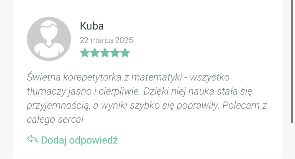 Korepetycje | matematyka | poprawka matury | egzaminy poprawkowe