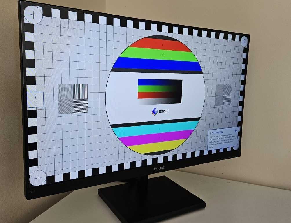 Monitor LED 27" Philips 271E1SD, Full HD, 75Hz - Como Novo
