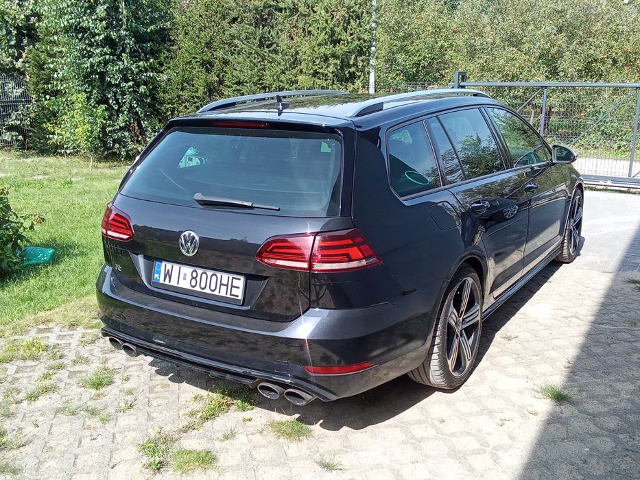 VW Golf 7.5 R 390 Km Panorama Kamera cofania Hamulce Porsche SALON POL