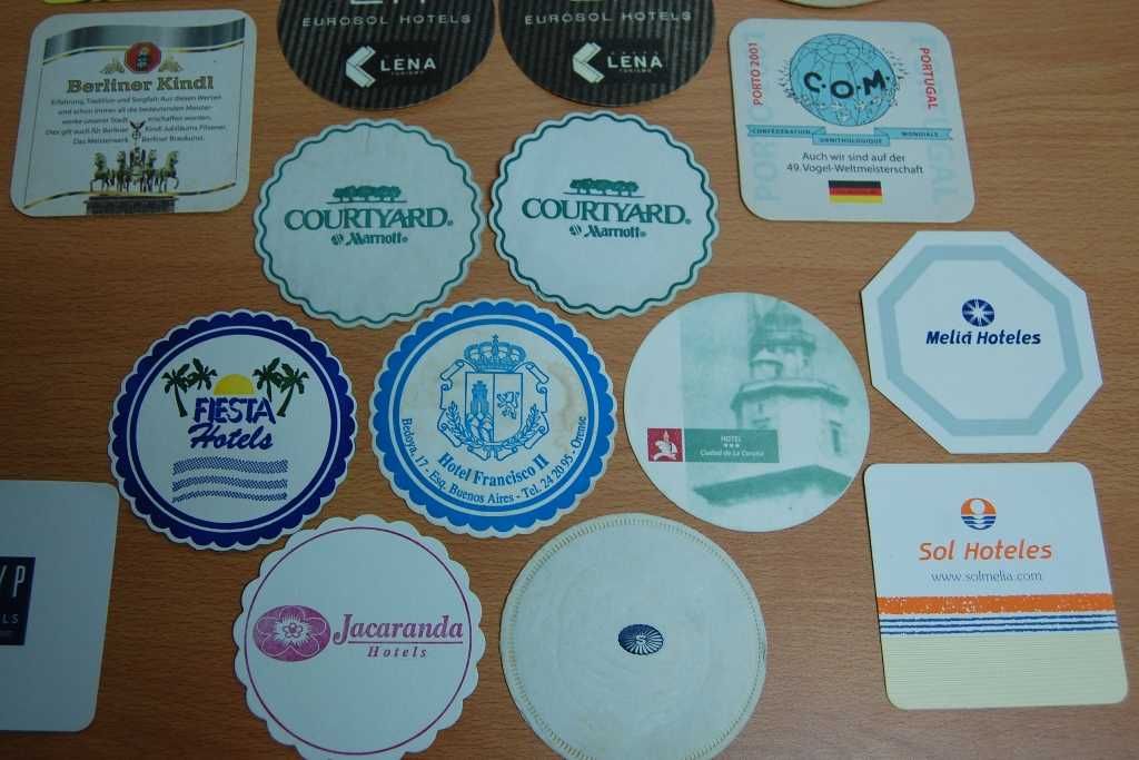 Bases de copos temáticas para colecionadores