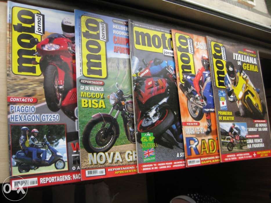 Dezenas Revistas Motojornal vintage