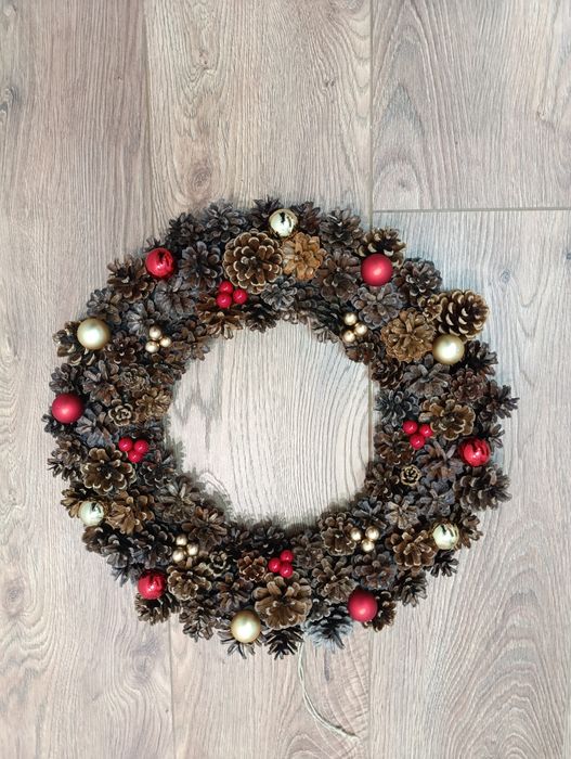 Coroa de Natal de Pinhas