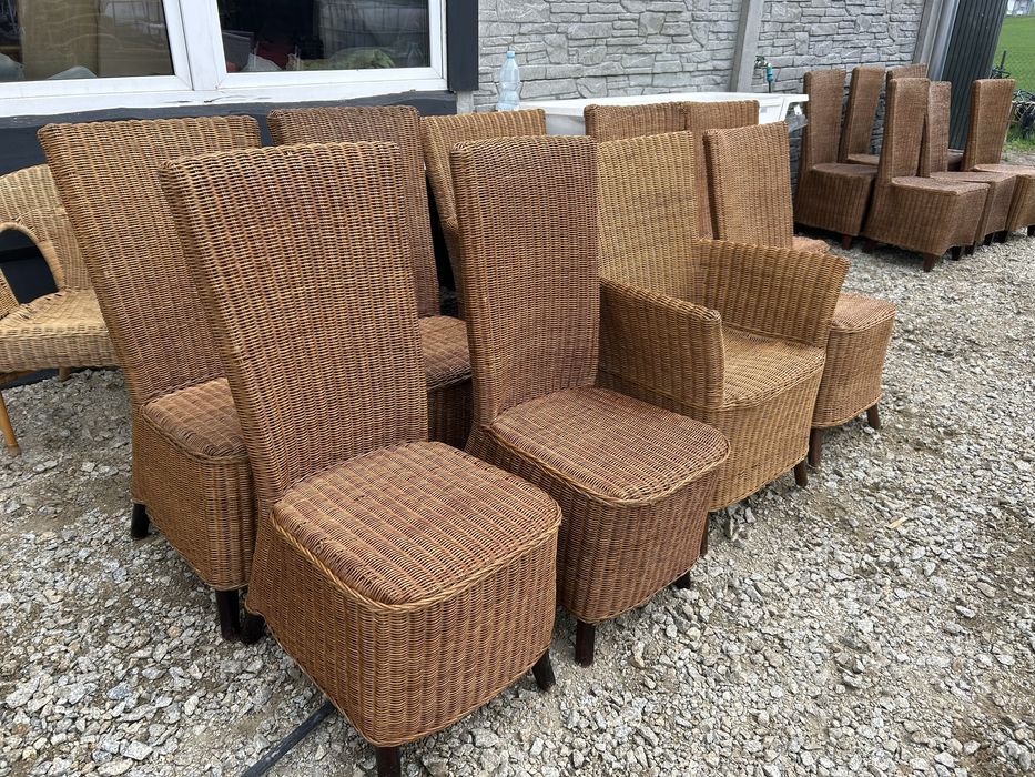 Lezaki  fotele rattanowe od 100 zl szt