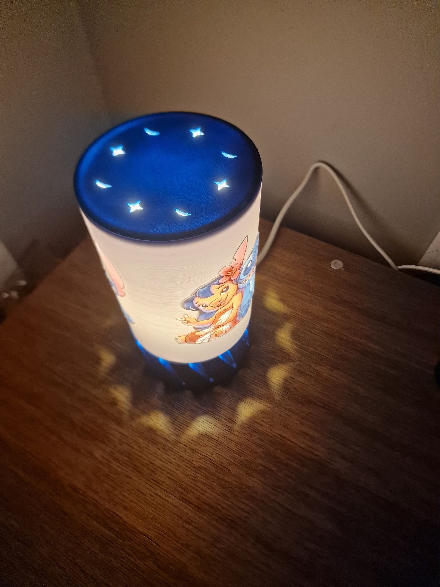 Lithophane / Candeeiro lilo e stitch