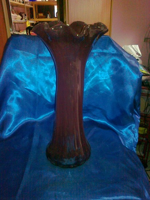 Wazon szklany fiolet