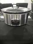 Wolnowar Garnek ceramiczny Slow Cooker Yoer INOX LCD 320W 6,5L