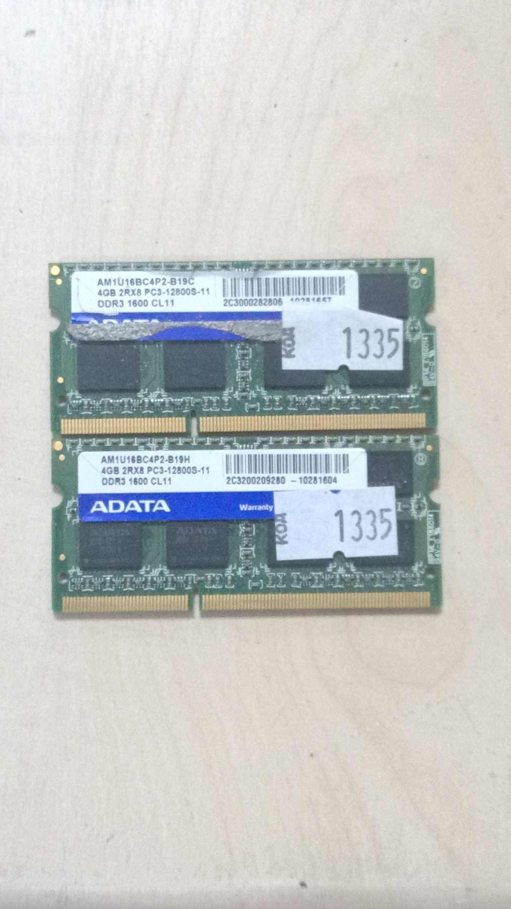 Память SoDIMM DDR3 4Gb 1600 12800 для ноутбука