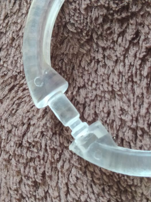 Klipsy kółka haczyki do zasłony prysznicowej 11 sztuk