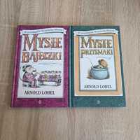 2x Książka Mysie bajeczki Mysie przysmaki Aronold Lobel Wojciech Mann