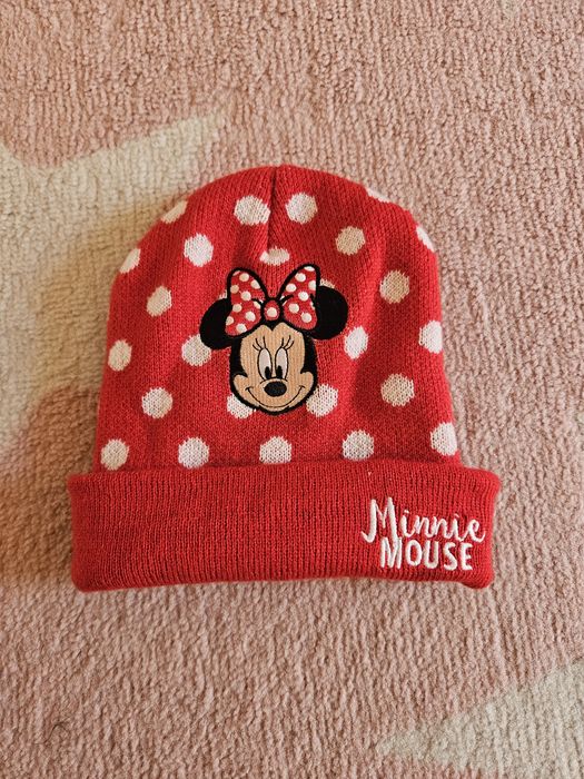 Disney Myszka minnie czapka zimowa dla dziewczynki 80 86