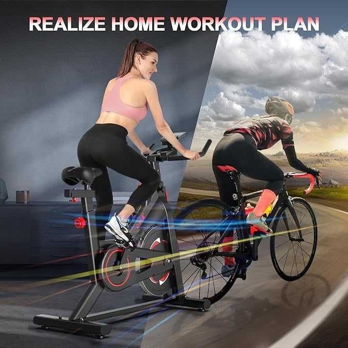 Nowy Stacjonarny Spinningowy Rower Treningowy Dripex Opór magnetyczny
