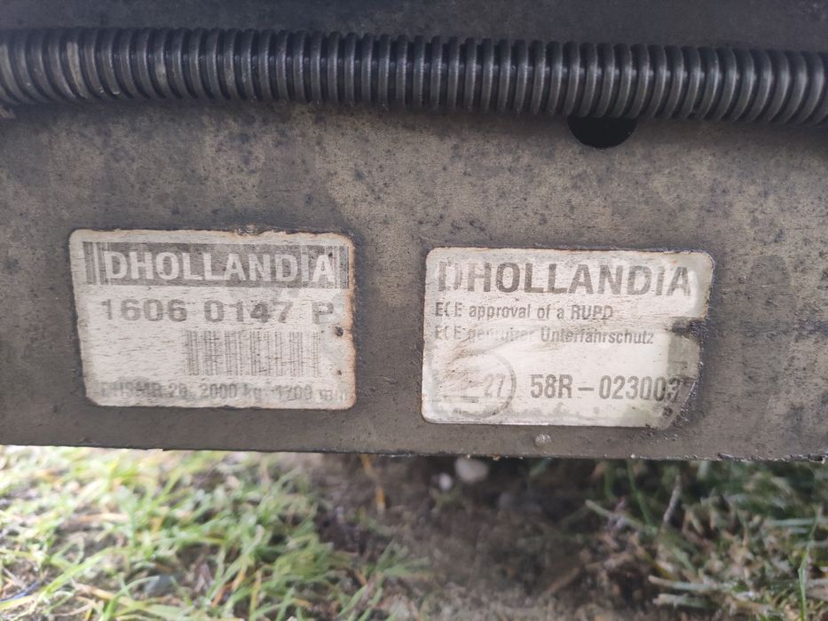 Winda DHOLLANDIA 2t, winda do naczepy, sprawna