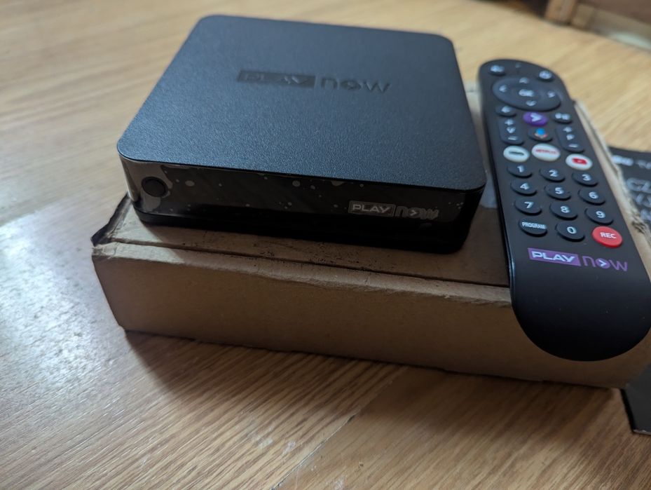 Smart box odtwarzacz MULTIMEDIALNY PLAY CHROMECAST 4K nowy komplet