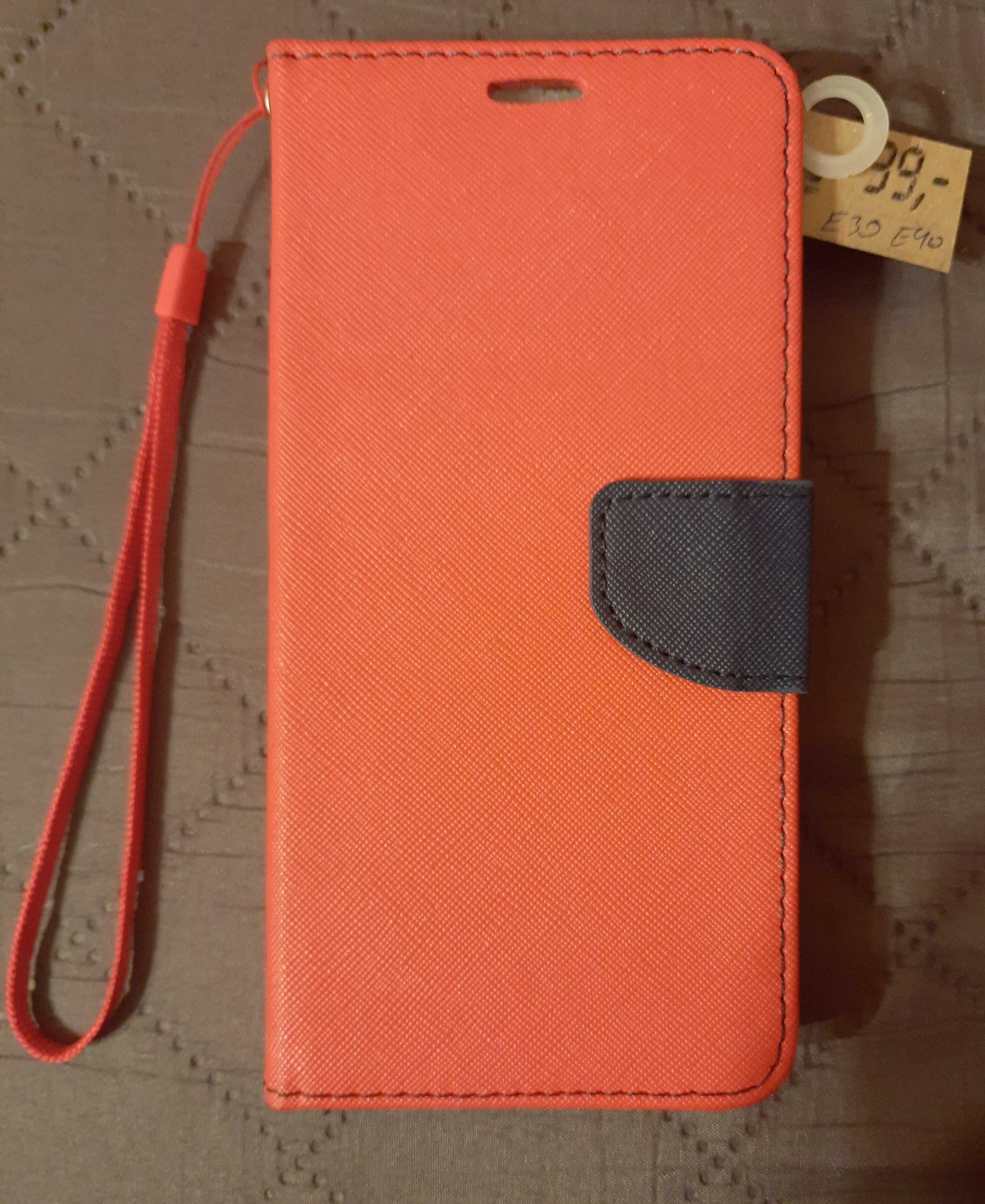 Czerwone etui na telefon Motorola E30