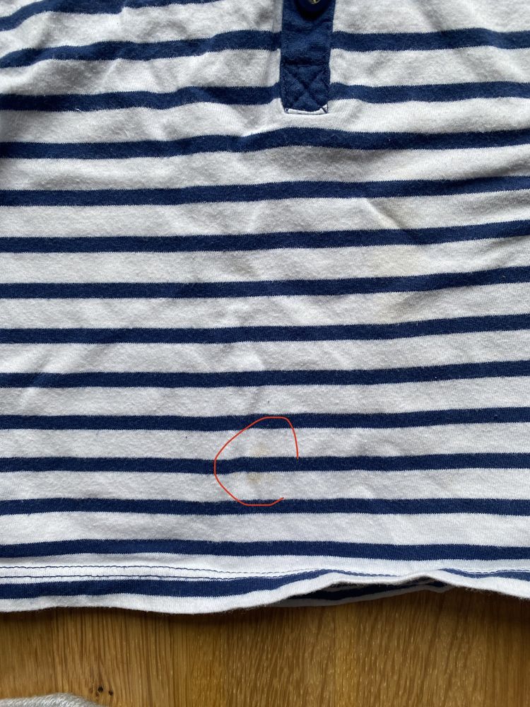 Zestaw 7 bluzek z długim rękawem roz. 80 Cool Club Primark Mini Rebel