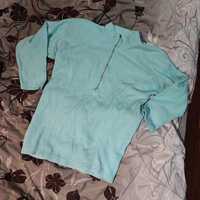 Komplet dwuczęściowy sweterkowy damski spódnica bluza miętowa M 38 S 3