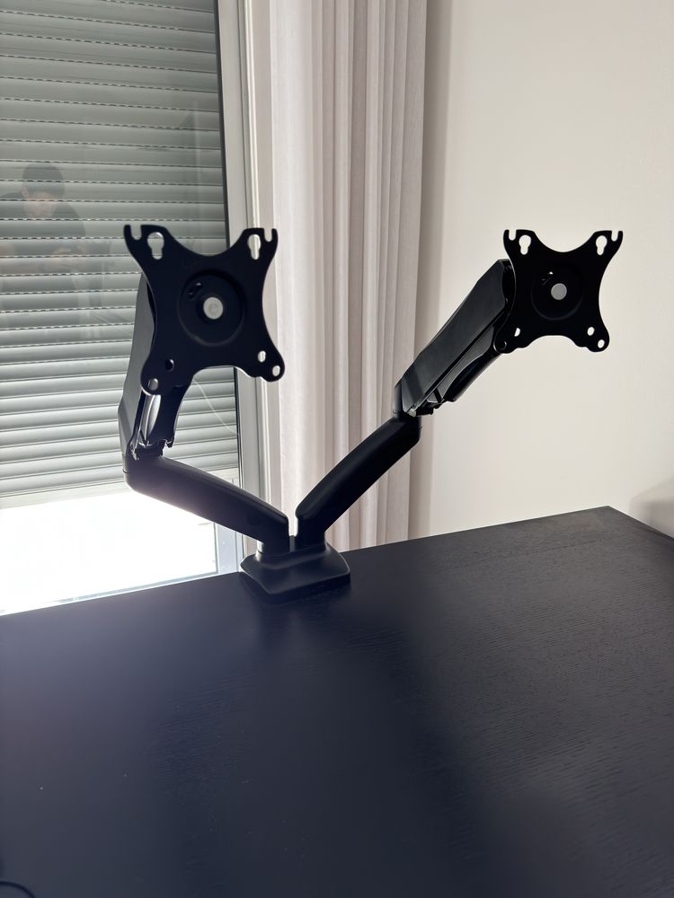 Suporte Monitores Napofix DM3200 2x Monitores 17" - 32" Preto