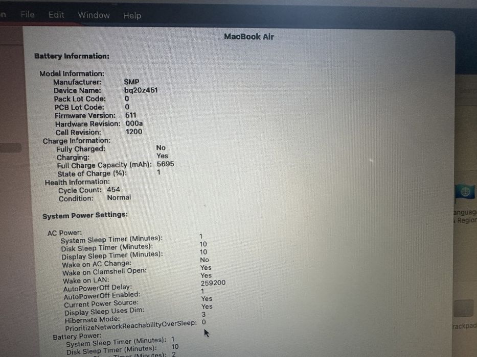 Mackbook Air 13”3 - 1.6 - 2GB - 2013