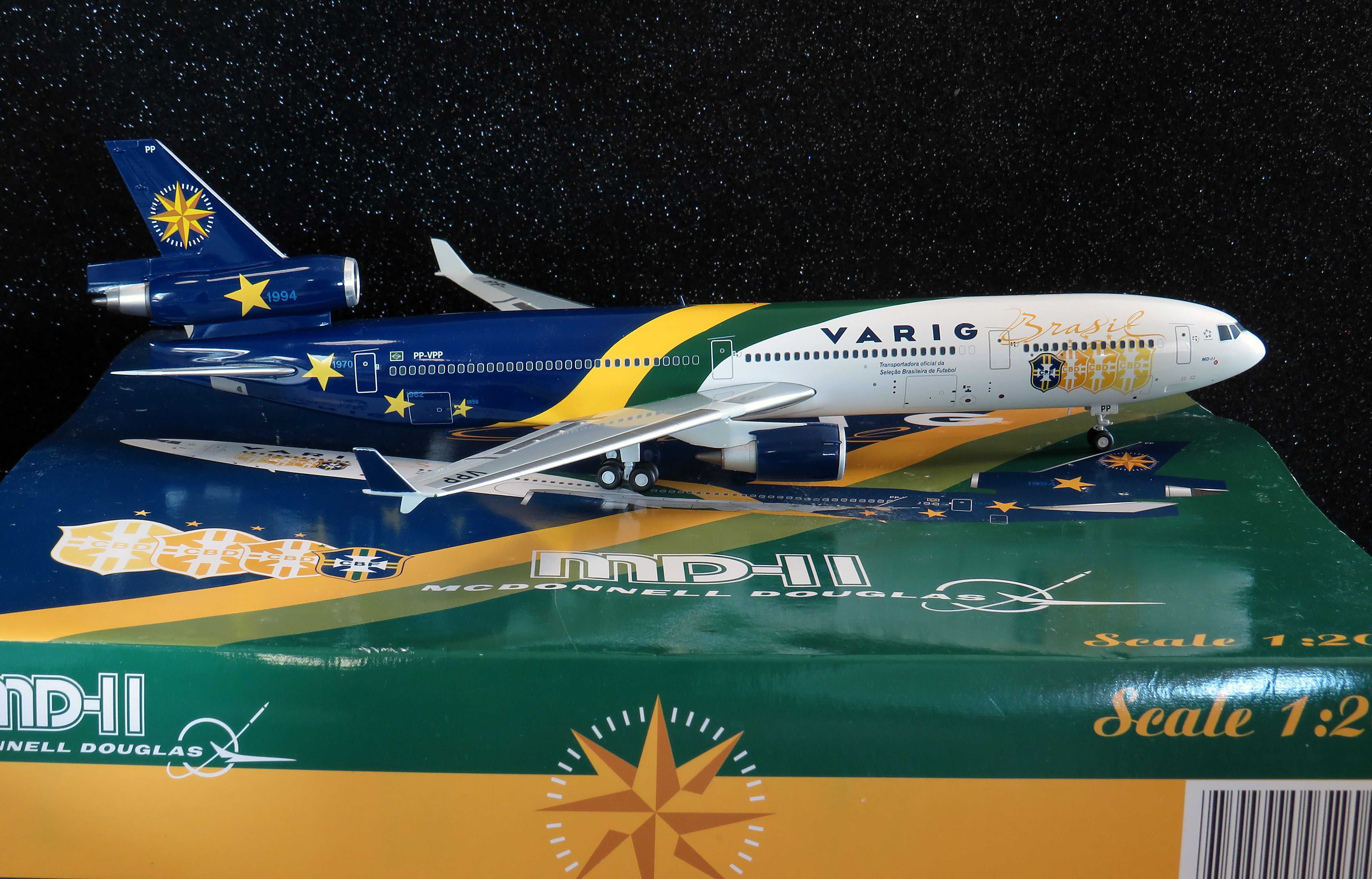 VARIG Jc Wings 1:200 MD-11 World Cup 1998 Champions PP-VPP