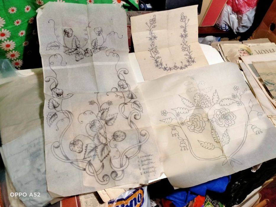 Старинные узоры и схемы для вышивок