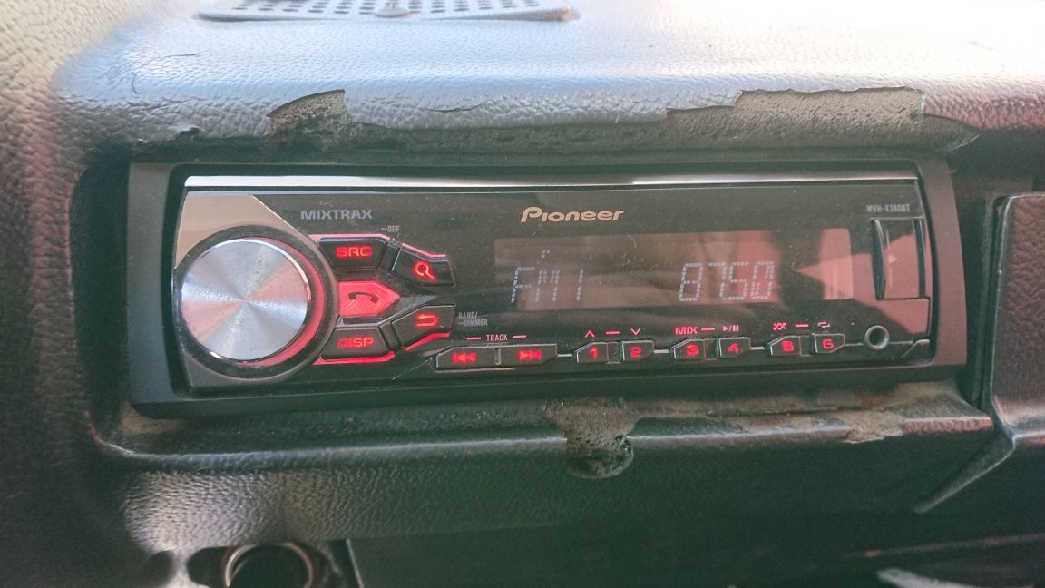 Магнітола Pioneer mvh x380bt Bluetooth Mixtrax