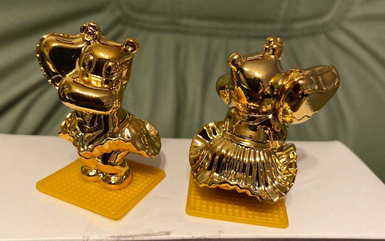 Kinder Киндер фигурки редкие коллекционные золотая Мерлин Бегемоты