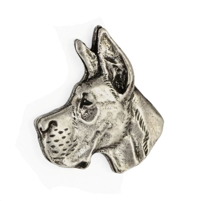 Dog niemiecki I pin posrebrzony Art-Dog