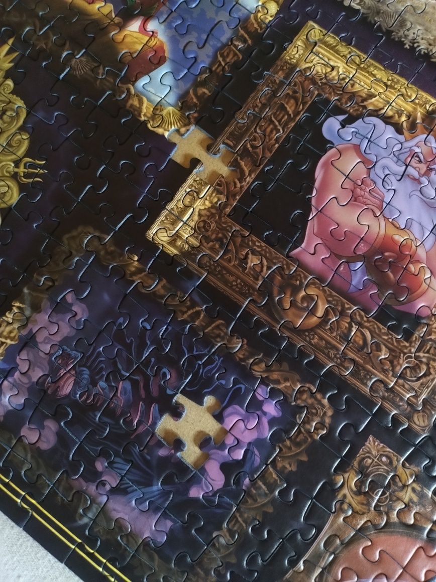 Puzzle Ravensburger 1000 elementów – Villainous URSZULA – z brakami