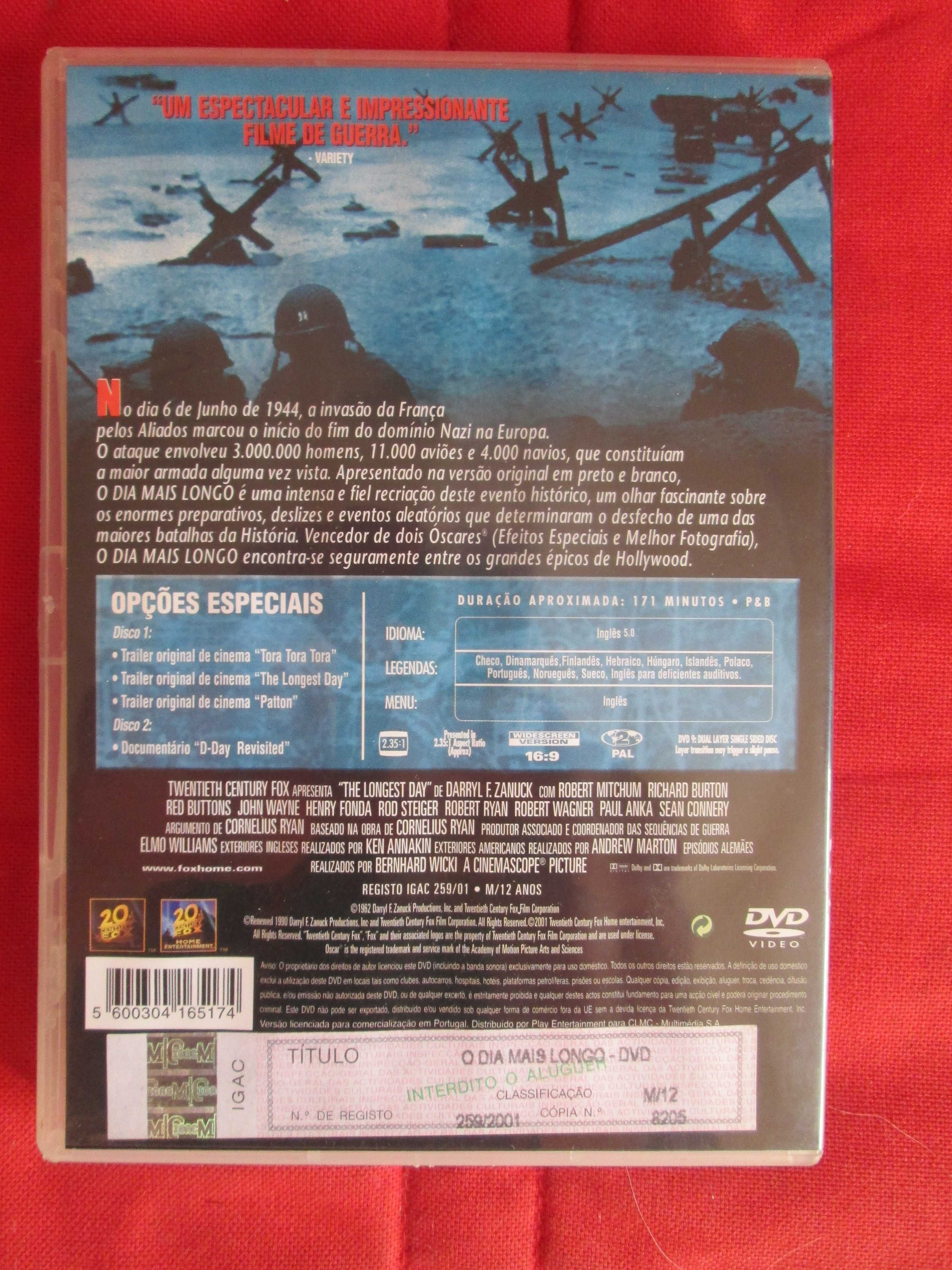 O Dia Mais Longo, John Wayne, Sean Connery, Richard Burton Henry Fonda