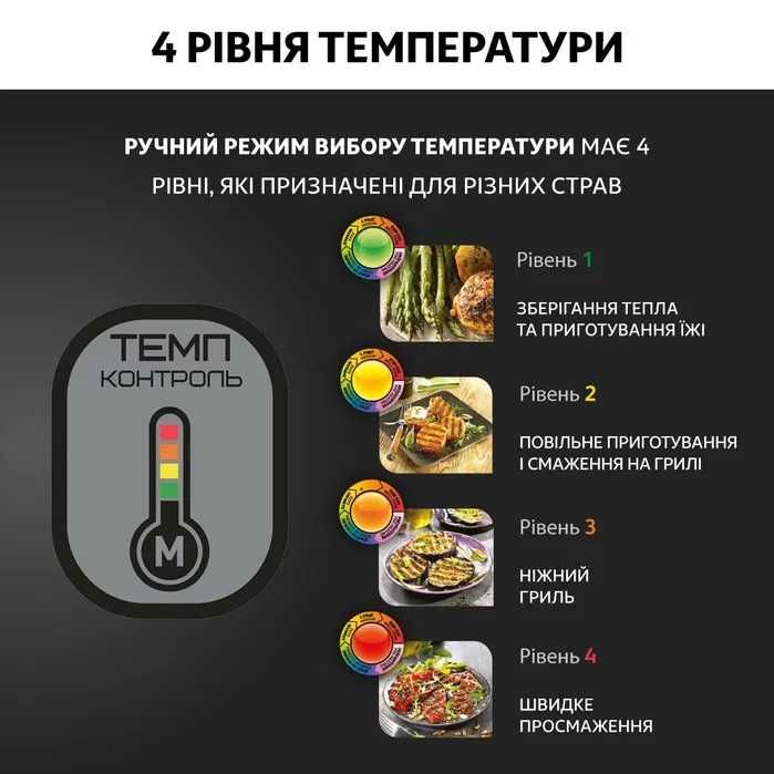 NEW 2023 Гриль TEFAL OptiGrill+ GC712D34 Inox-Нерж Original В Наличии!