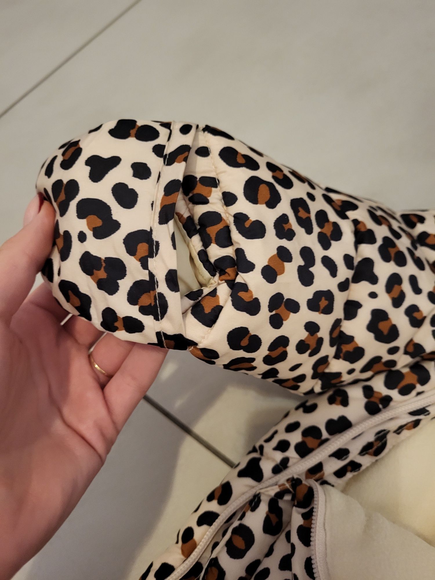 Kombinezon zimowy śpiworek H&M panterka