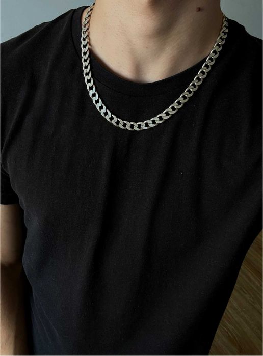 Srebrny łańcuszek splot pancerka 70g srebro 925