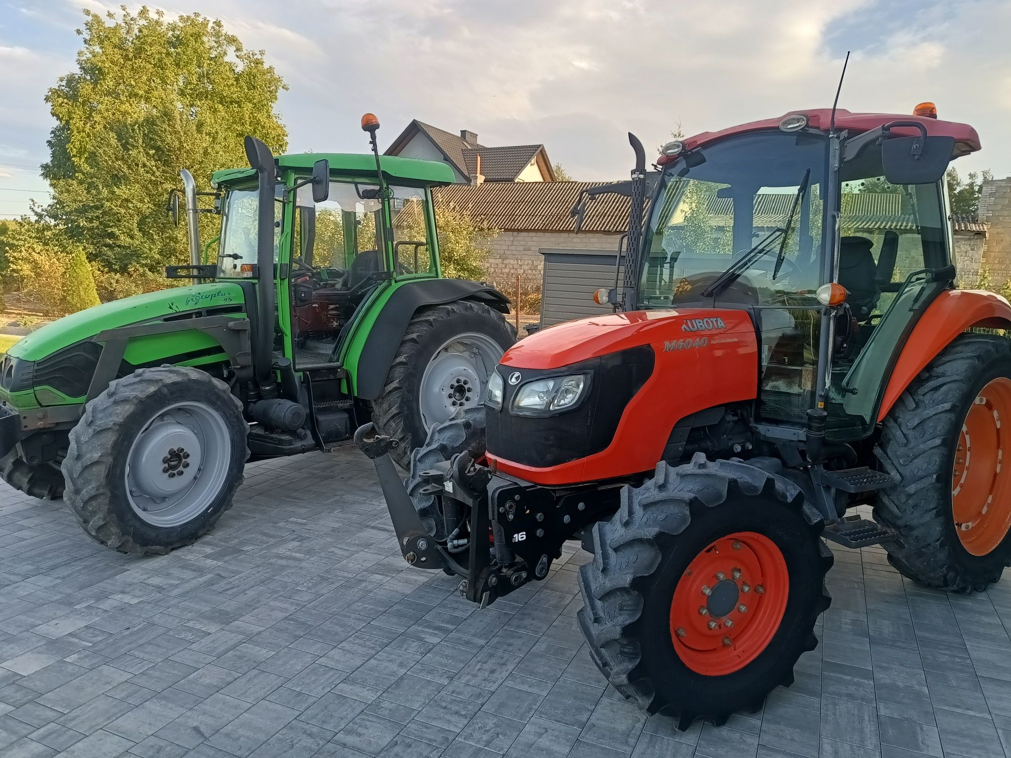 Kubota m6040 Deutz agroplus 85