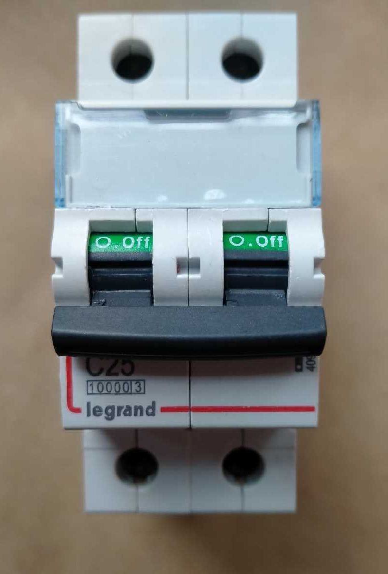 Legrand wyłącznik nadprądowy S 312 2P C 25A