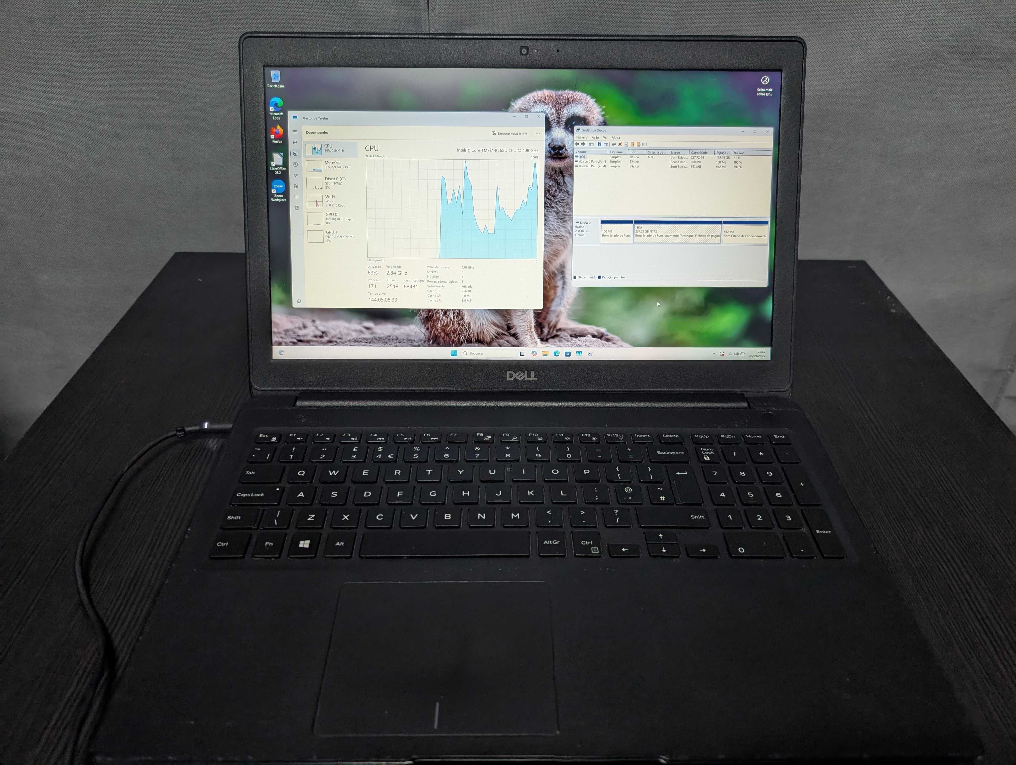 Portátil Dell Latitude 3500 i7-8565U 16GB 256GB