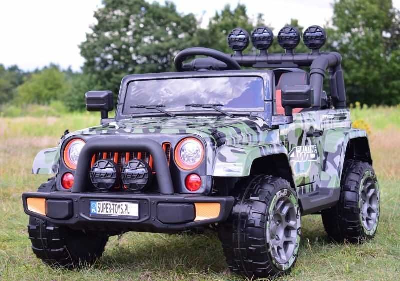 Auto samochód na akumulator JEEP FULLTIME 4x4 buggy terenowy na pilota
